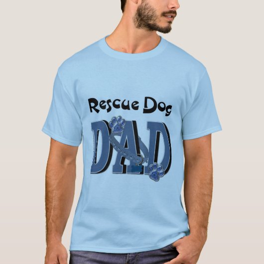 Rettungs-Hund-VATER T-Shirt (Vorderseite)