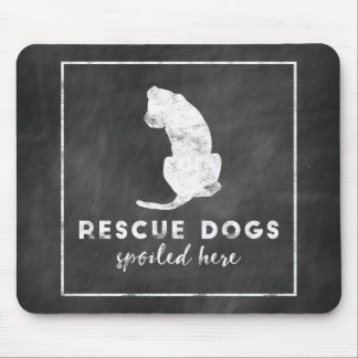 Rettungs-Hunde verdarben hier Vintage Tafel Mousepad