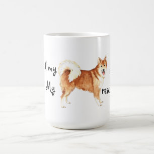 Rettungs-Isländer-Schäferhund Kaffeetasse