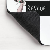 Rettungs-Katzen-Regel! Mousepad (Ecke)