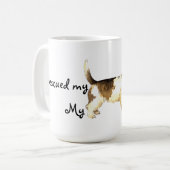 Rettungs-kleiner Dachshund Griffon Vendéen Kaffeetasse (Vorderseite Links)