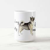 Rettungs-Norweger Elkhound Kaffeetasse (Mittel)