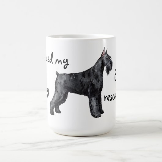 Rettungs-Riesenschnauzer Kaffeetasse (Mittel)