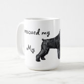 Rettungs-Riesenschnauzer Kaffeetasse (Vorderseite Links)
