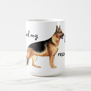 Rettungs-Schäferhund Kaffeetasse