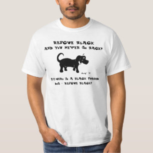Rettungs-schwarze HundeShirts T-Shirt