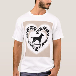 Rettungs-Shirt Adoptiert Nicht Kaufen - Herz-Pfote T-Shirt