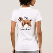 Rettungs-spanischer Wasser-Hund T-Shirt (Rückseite)