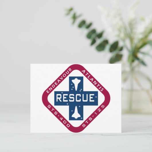 Rettungs-STS-400 Postkarte (Stehend Vorderseite)