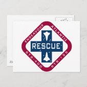 Rettungs-STS-400 Postkarte (Vorne/Hinten)