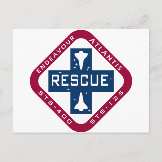 Rettungs-STS-400 Postkarte (Vorderseite)