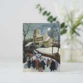 Rettungs-Tag Postkarte (Stehend Vorderseite)