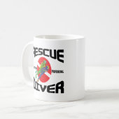 Rettungs-Taucher Kaffeetasse (Vorderseite Links)