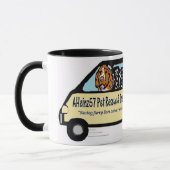 Rettungs-u. Transport-Tasse des Haustier-AHeinz57 Tasse (Links)