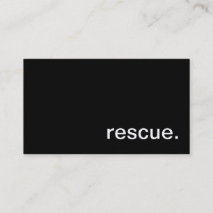 Rettungs-Visitenkarte Visitenkarte