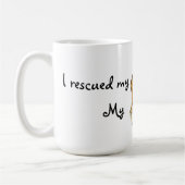 Rettungs-Windhund Kaffeetasse (Links)