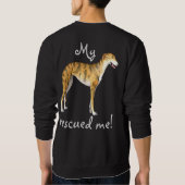 Rettungs-Windhund Sweatshirt (Rückseite)