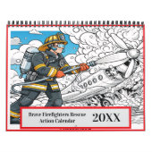Rettungsaktion 2025/2026 für tapfere Feuerwehrleut Kalender (Titelbild)