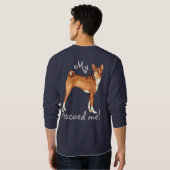 Rettungsbasenji Sweatshirt (Schwarz voll)