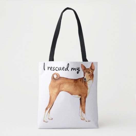 Rettungsbasenji Tasche (Vorderseite)