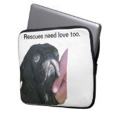 Rettungsbedarfs-Liebe auch. (Laptopabdeckung 13 Laptopschutzhülle (Vorderseite Links)