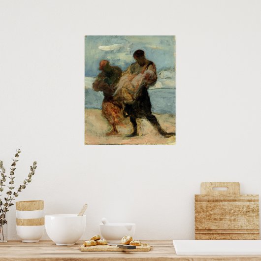 Rettungsbeihilfe, c. 1870 poster (Küche)