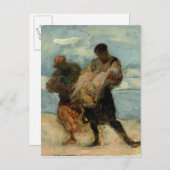 Rettungsbeihilfe, c. 1870 postkarte (Vorne/Hinten)