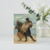 Rettungsbeihilfe, c. 1870 postkarte (Stehend Vorderseite)