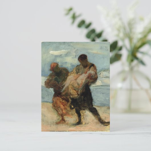 Rettungsbeihilfe, c. 1870 postkarte (Stehend Vorderseite)