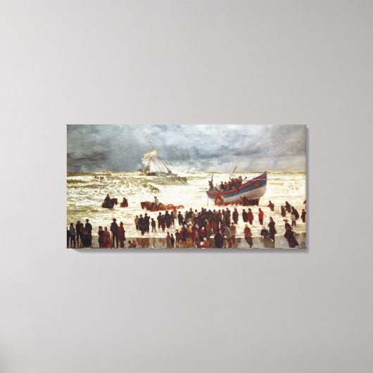 Rettungsboot 1873 leinwanddruck (Vorderseite)