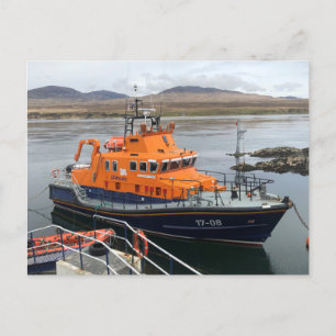 Rettungsboot in Port Askaig, Isle of Islay, Schott Postkarte