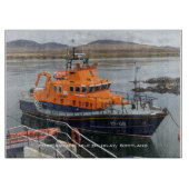 Rettungsboot in Port Askaig, Isle of Islay, Schott Schneidebrett (Vorderseite)