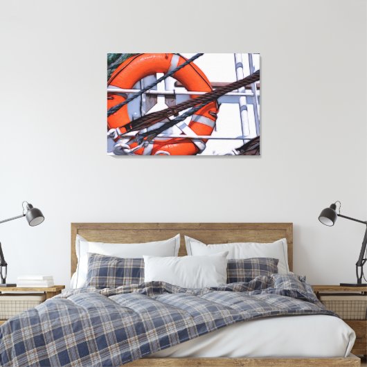 Rettungsboot Leinwanddruck (Insitu (Schlafzimmer))