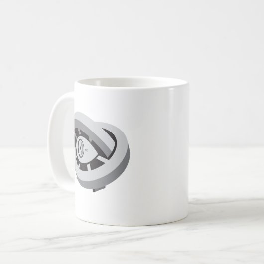 Rettungsboot-Tasse Kaffeetasse (Vorderseite Links)