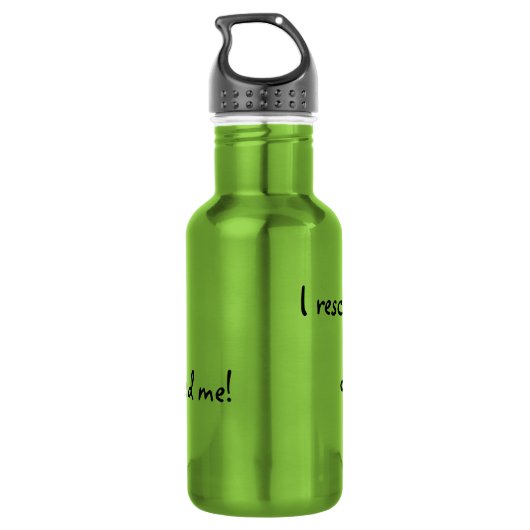 Rettungsboxer Edelstahlflasche (Rückseite)