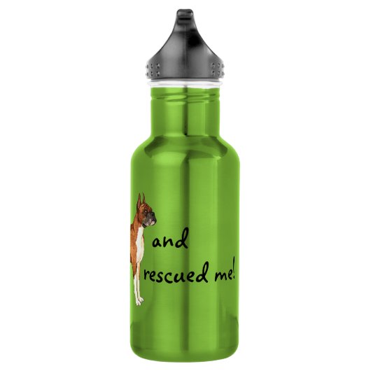 Rettungsboxer Edelstahlflasche (Rechts)