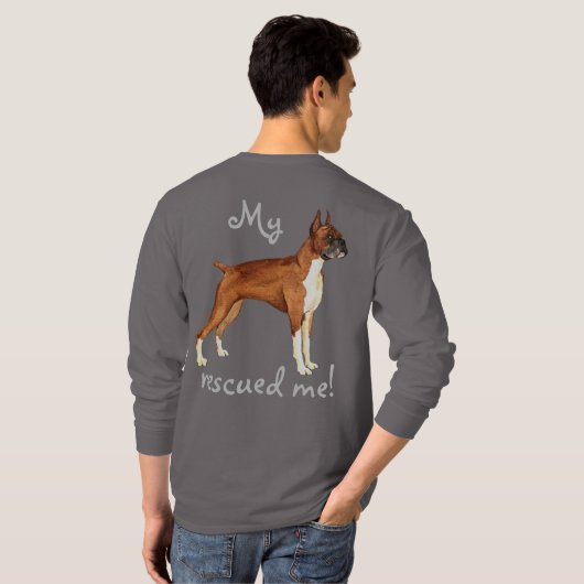 Rettungsboxer T-Shirt (Schwarz voll)