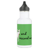 Rettungsbull Terrier Edelstahlflasche (Rechts)