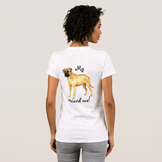 Rettungsbullmastiff T-Shirt (Schwarz voll)
