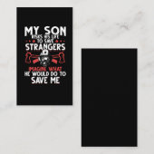Rettungsdienst für Firefighter Son Proud Mama Visitenkarte (Vorne/Hinten)