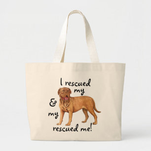 Rettungsdogue de Bordeaux Jumbo Stoffbeutel