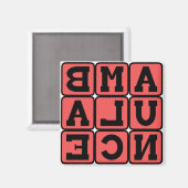 Rettungsfahrzeug Magnet (Vorderseite/Rückseite)