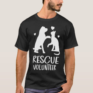 RETTUNGSFREIWILLIGER Tierheim Hund Katze Liebe T-Shirt