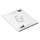 Rettungsgordon Setter Notizblock (angewinkelt)