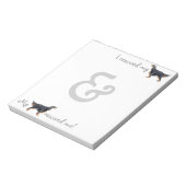 Rettungsgordon Setter Notizblock (Rotiert)