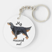 Rettungsgordon Setter Schlüsselanhänger (Rückseite)