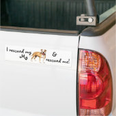 Rettungsgrube Bull Terrier Autoaufkleber (Auf Lkw)