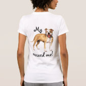 Rettungsgrube Bull Terrier T-Shirt (Rückseite)