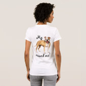 Rettungsgrube Bull Terrier T-Shirt (Schwarz voll)