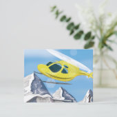 Rettungshubschrauber Einladung (Stehend Vorderseite)